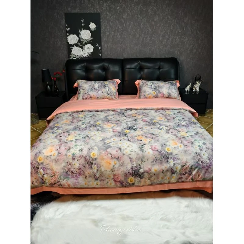 【爆款】数码印花高精密四件套四季款--爱丽丝花园