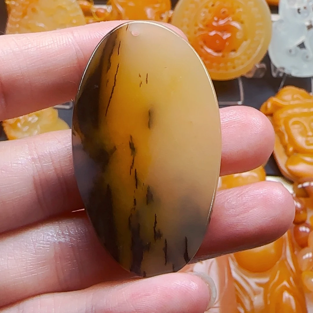 石英质玉（黄龙玉）未镶嵌1