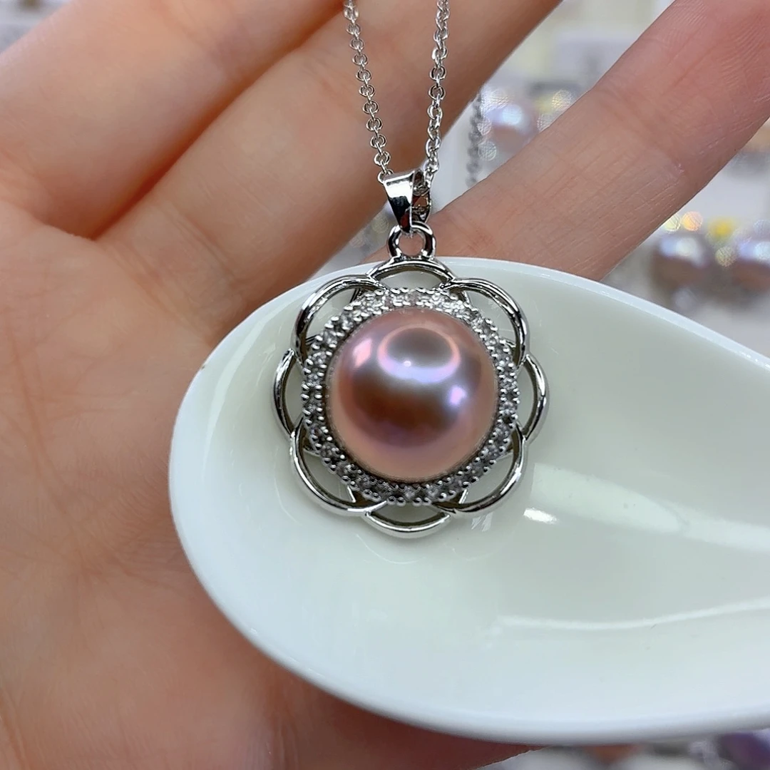 合金淡水珍珠颈饰