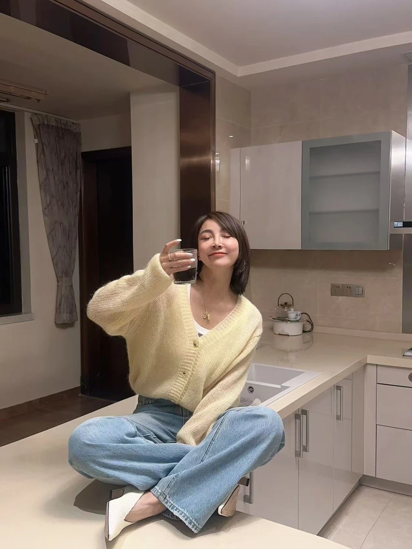 XULI'S EPOCH香风四扣设计针织开衫·25限定·W6134