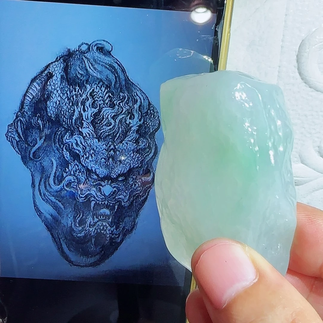 未镶嵌定制翡翠缅甸天然A货翡翠含老师工艺