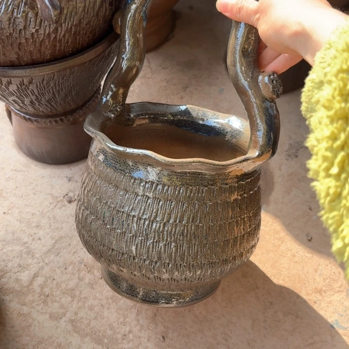 紫砂花盆口径18/18-34有孔