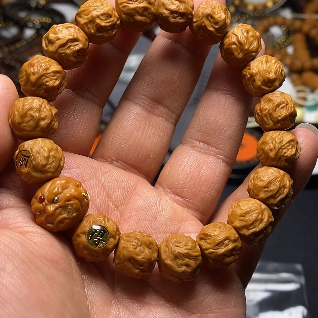 猴头核桃手串全品13左右龙蛇之变高配46号