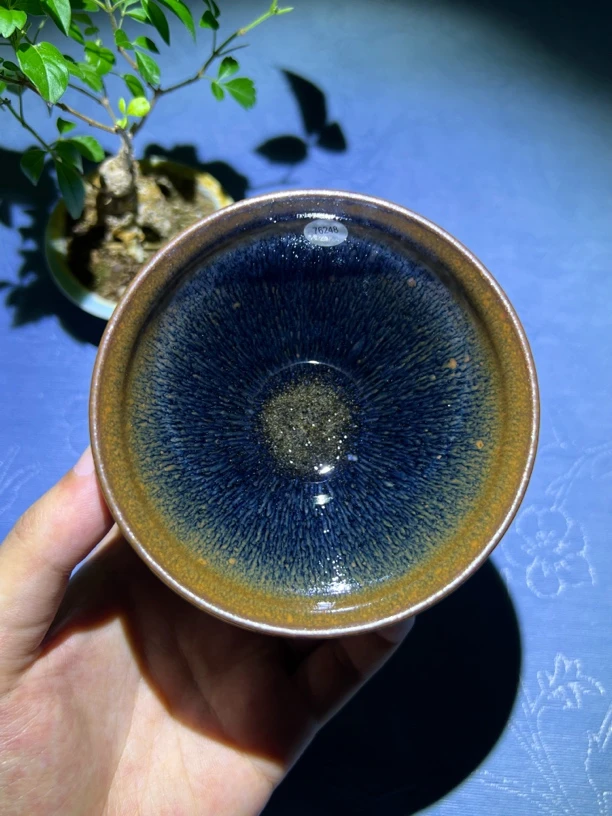 原矿原釉传统工艺兔毫建盏茶杯盏杯品茗杯茶具陶瓷高端复古主人杯