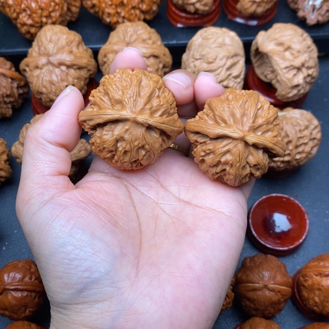 文玩核桃把件44宫灯