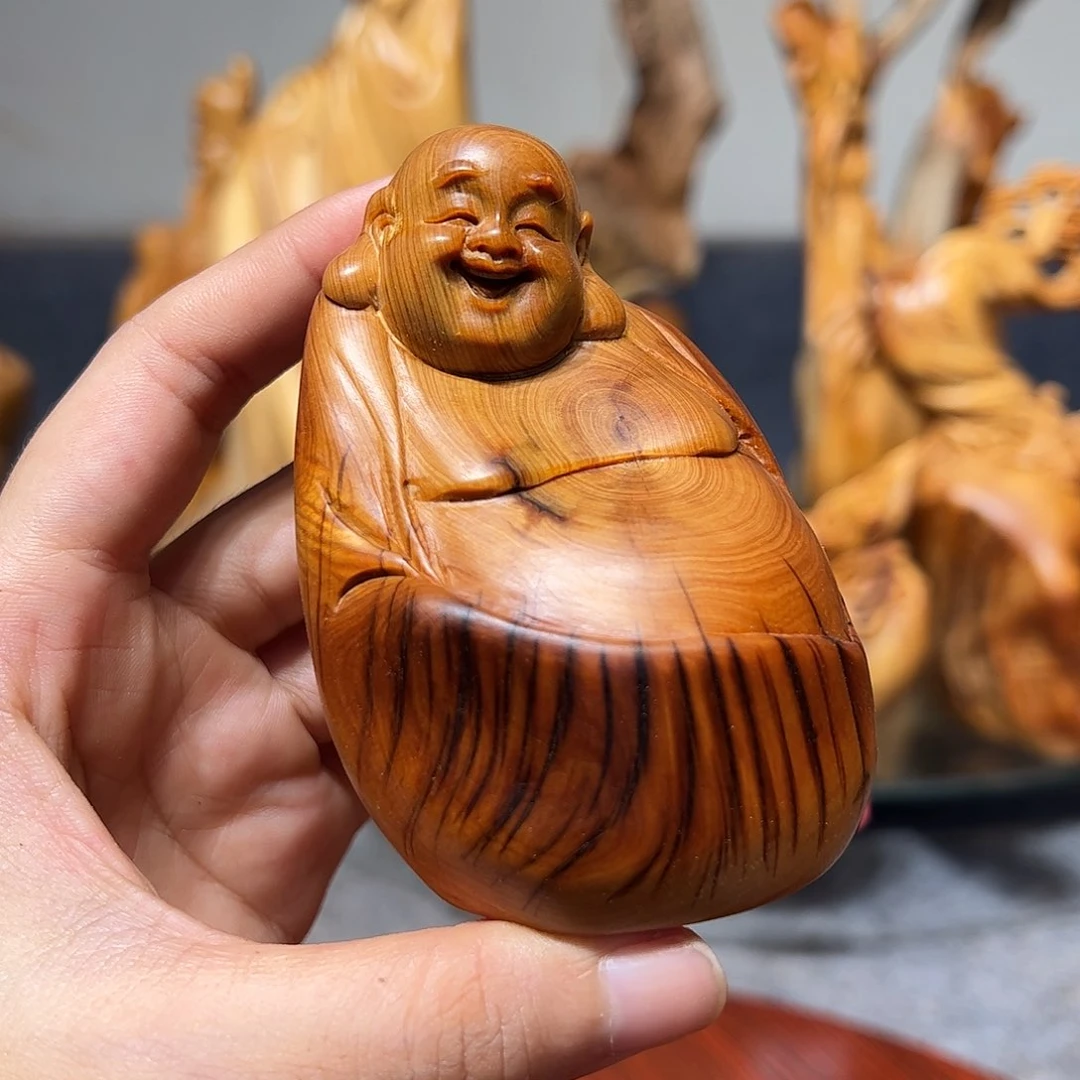 柏木崖柏木手把件摆件