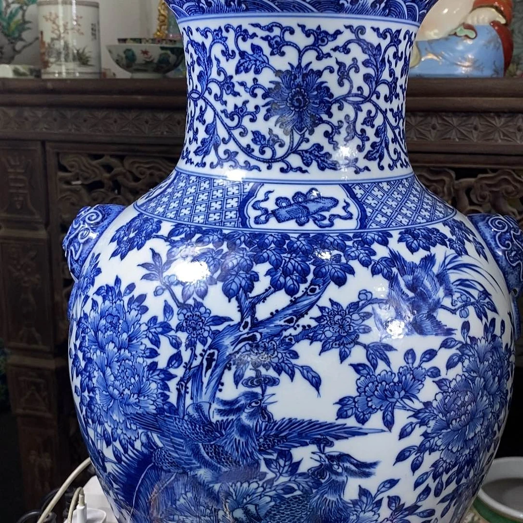 摆件手工手绘陶瓷摆件工艺品