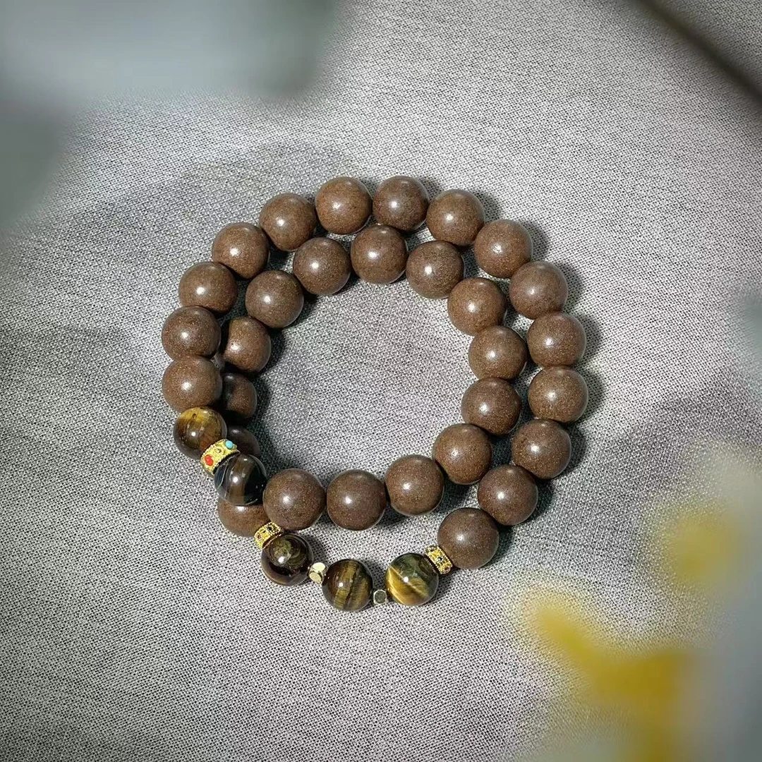 【茶韵乌龙虎眼双圈】古法合香饰品