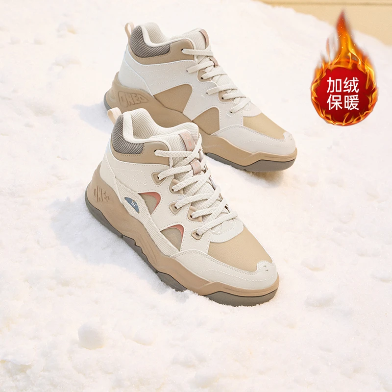 361°女鞋大棉鞋2025新款秋冬加绒保暖跑鞋子百搭官方正品运动鞋女