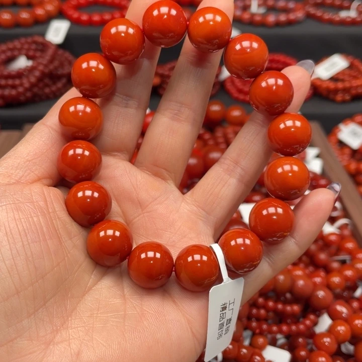 南红玛瑙手串未镶嵌槑
