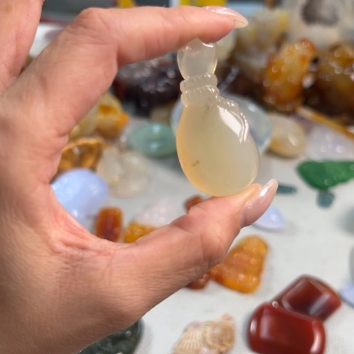 玛瑙/玉髓吊坠(不含链)未镶嵌