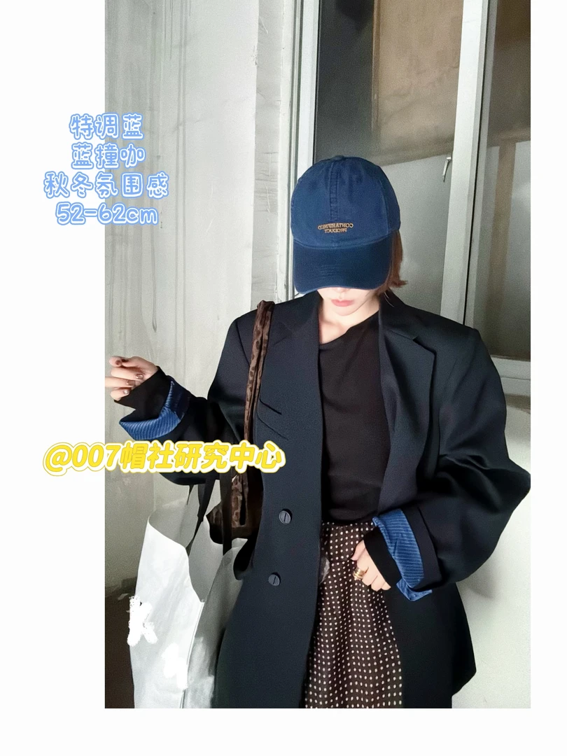 美式做旧复古cont金刺绣显白棒球帽子女春夏户外遮阳显脸小鸭舌帽