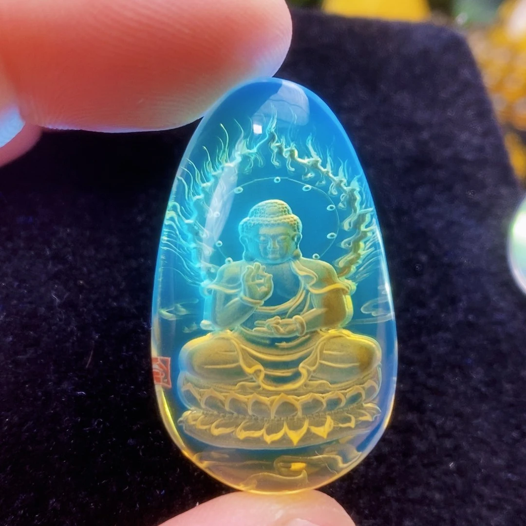 【闪购商品】未镶嵌吊坠(不含链)蓝珀