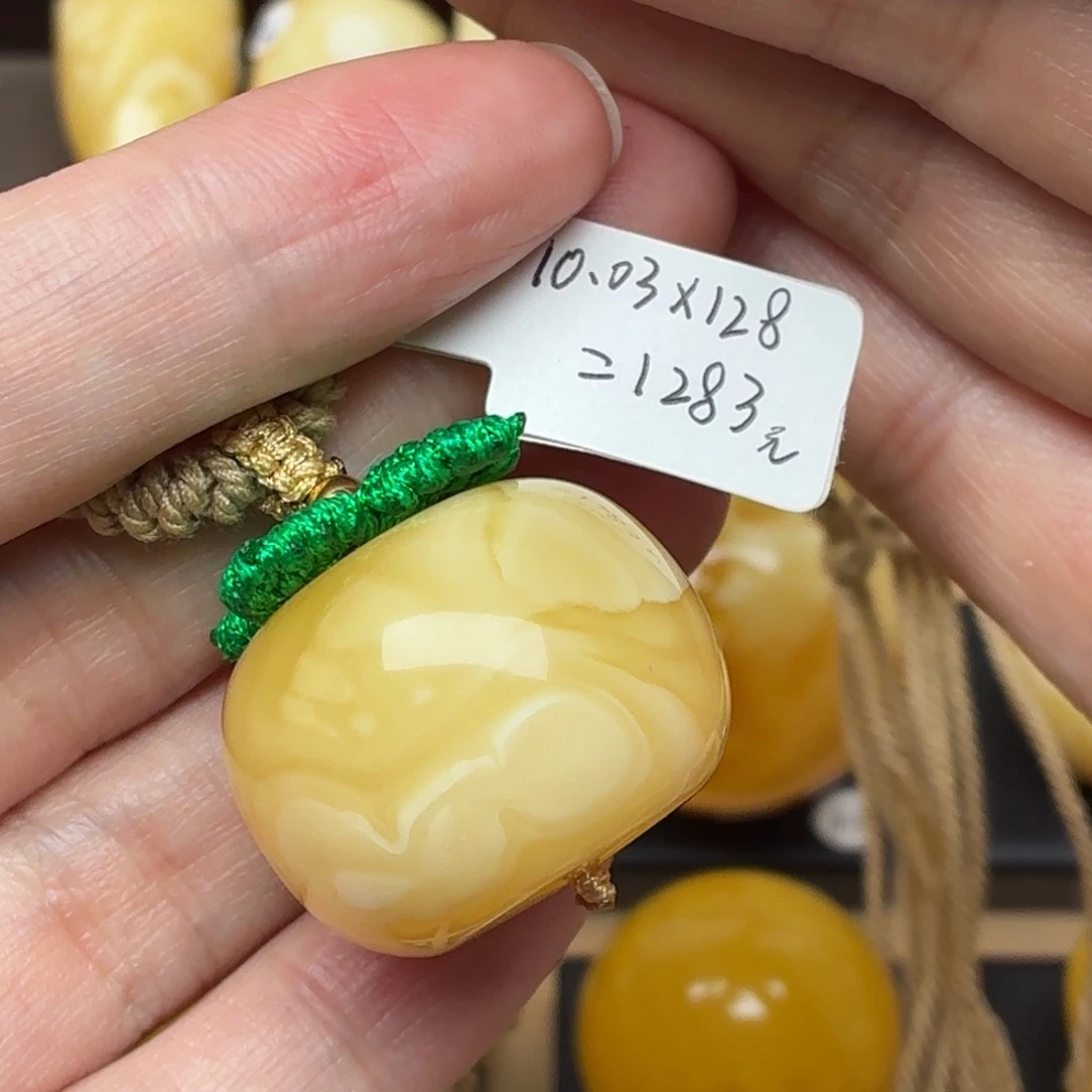 蜜蜡未镶嵌裸石蜜蜡白花高货大墩27*20+