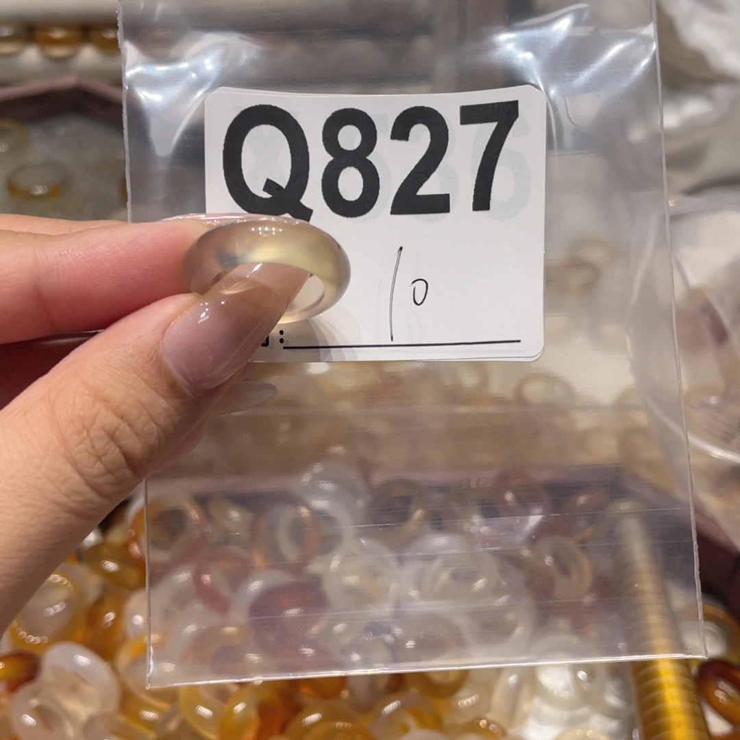 玛瑙/玉髓未镶嵌戒指827