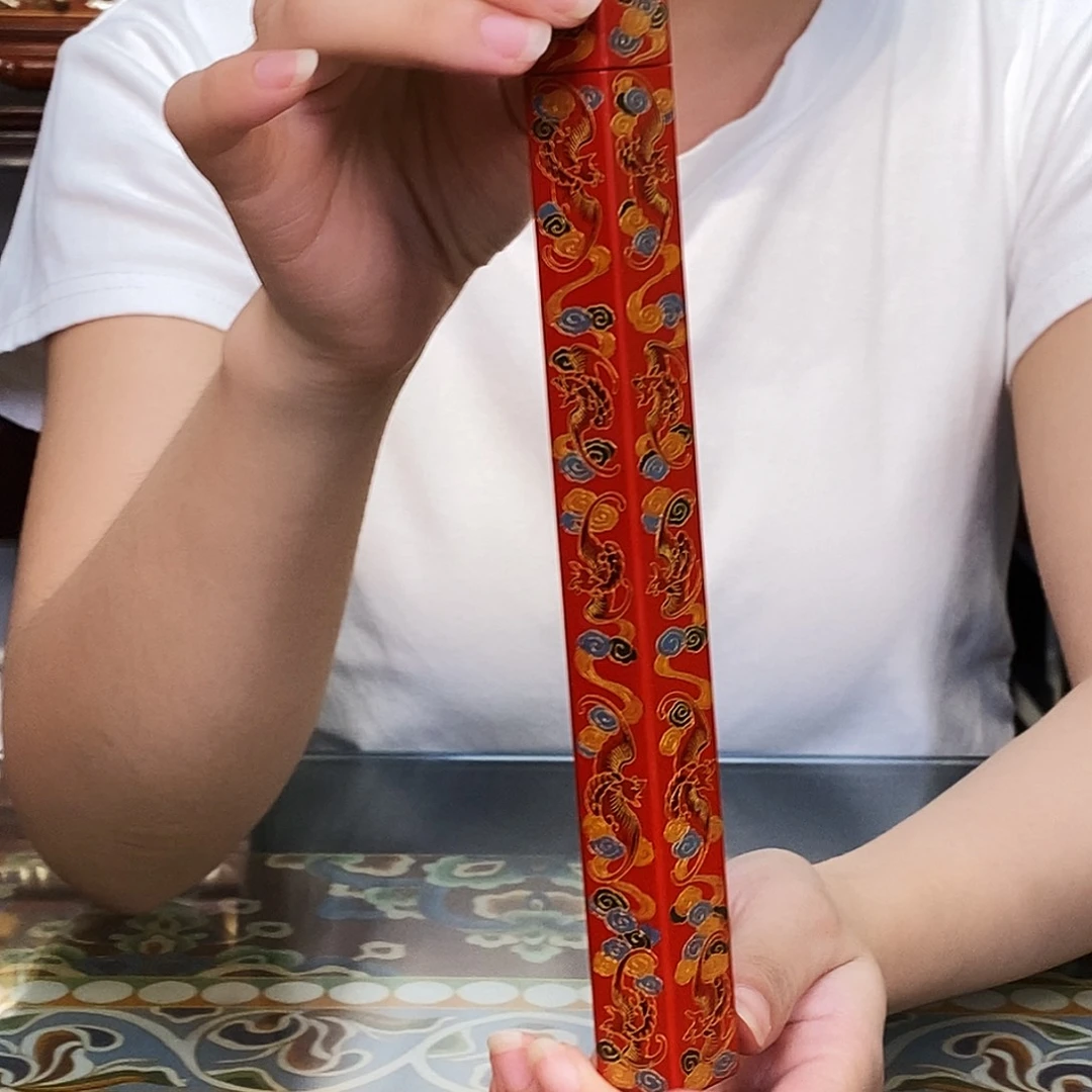 紫檀木类成套家具小叶紫檀香筒