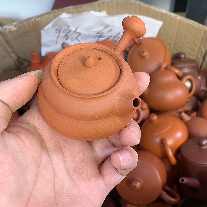 紫砂茶壶原矿朱泥茶壶茶具家用100