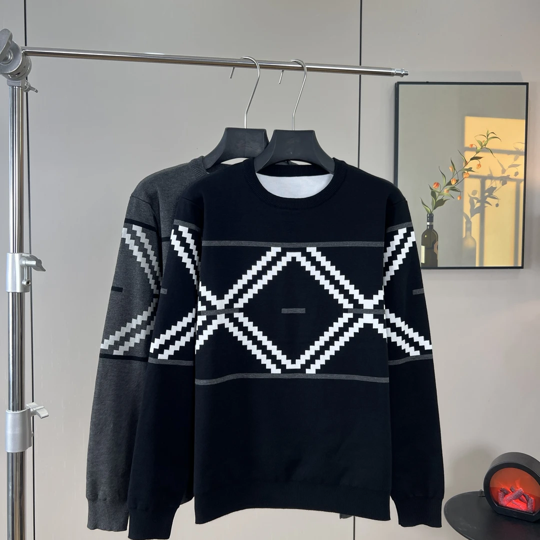 佳圣维Jswei秋冬加厚保暖百搭套头毛衣男宽松圆领长袖打底针织衫