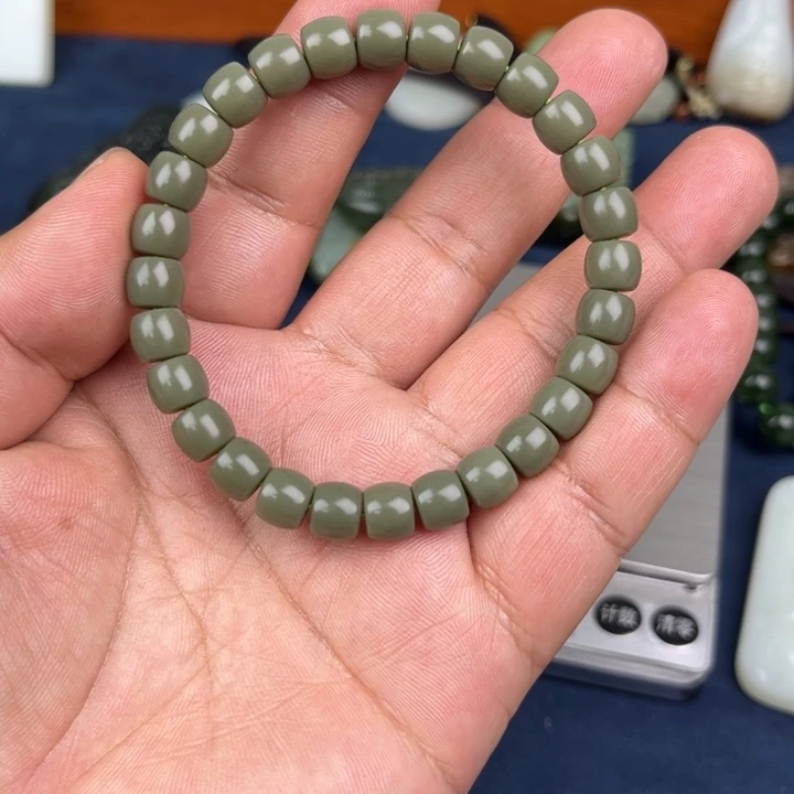 和田玉手链未镶嵌