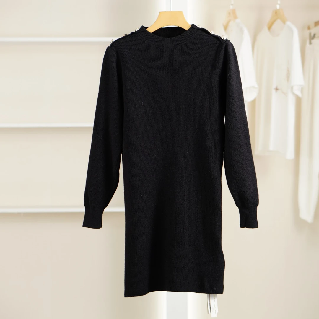 麦迪尚品【Miss-O】50522419 春秋时尚针织毛衣连衣裙撤柜