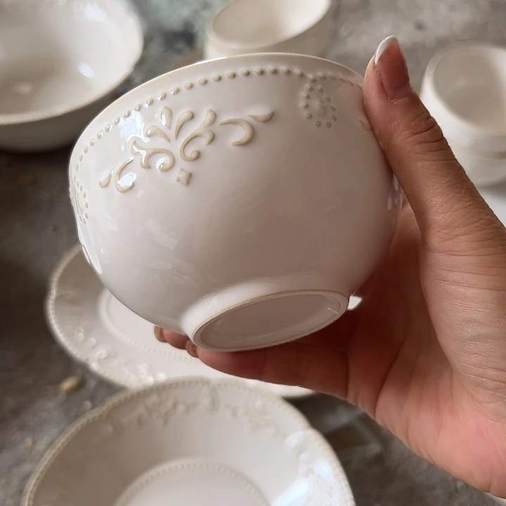 瓷片全部瑕疵商品浮雕米