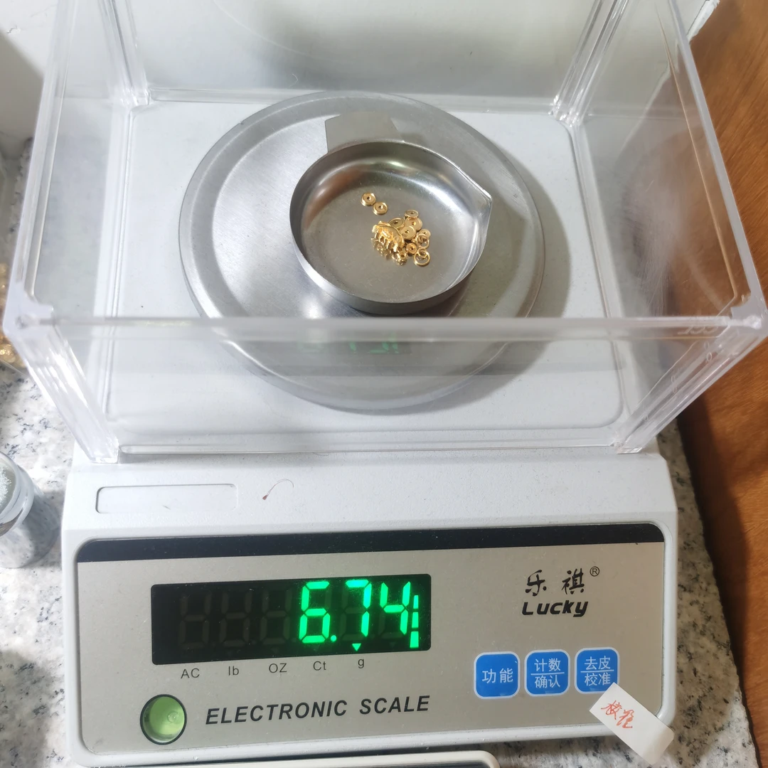足金黄金文玩配饰