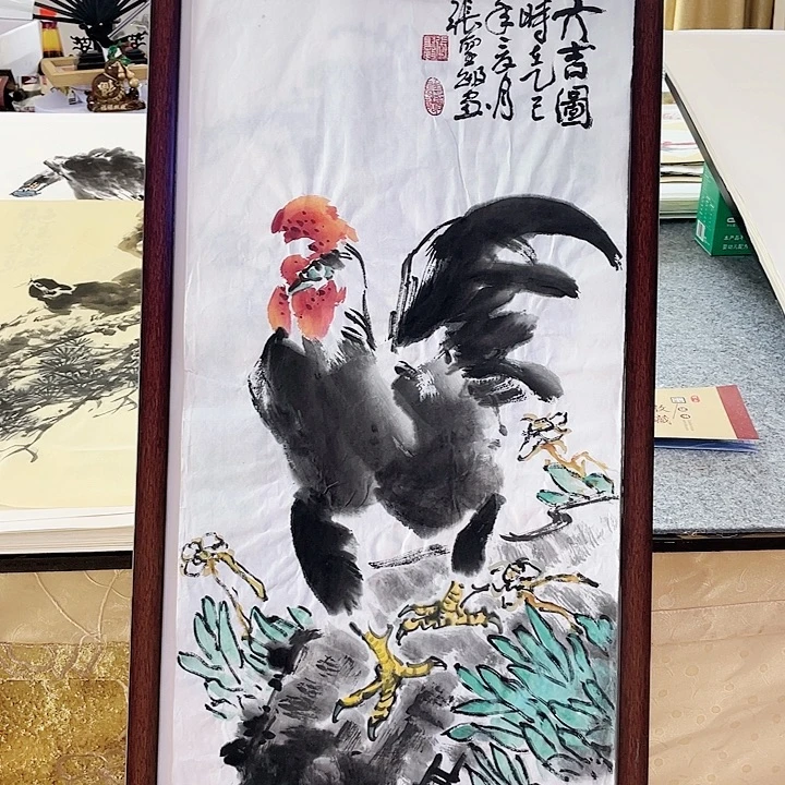 国画张圣敏先生纯手绘作品