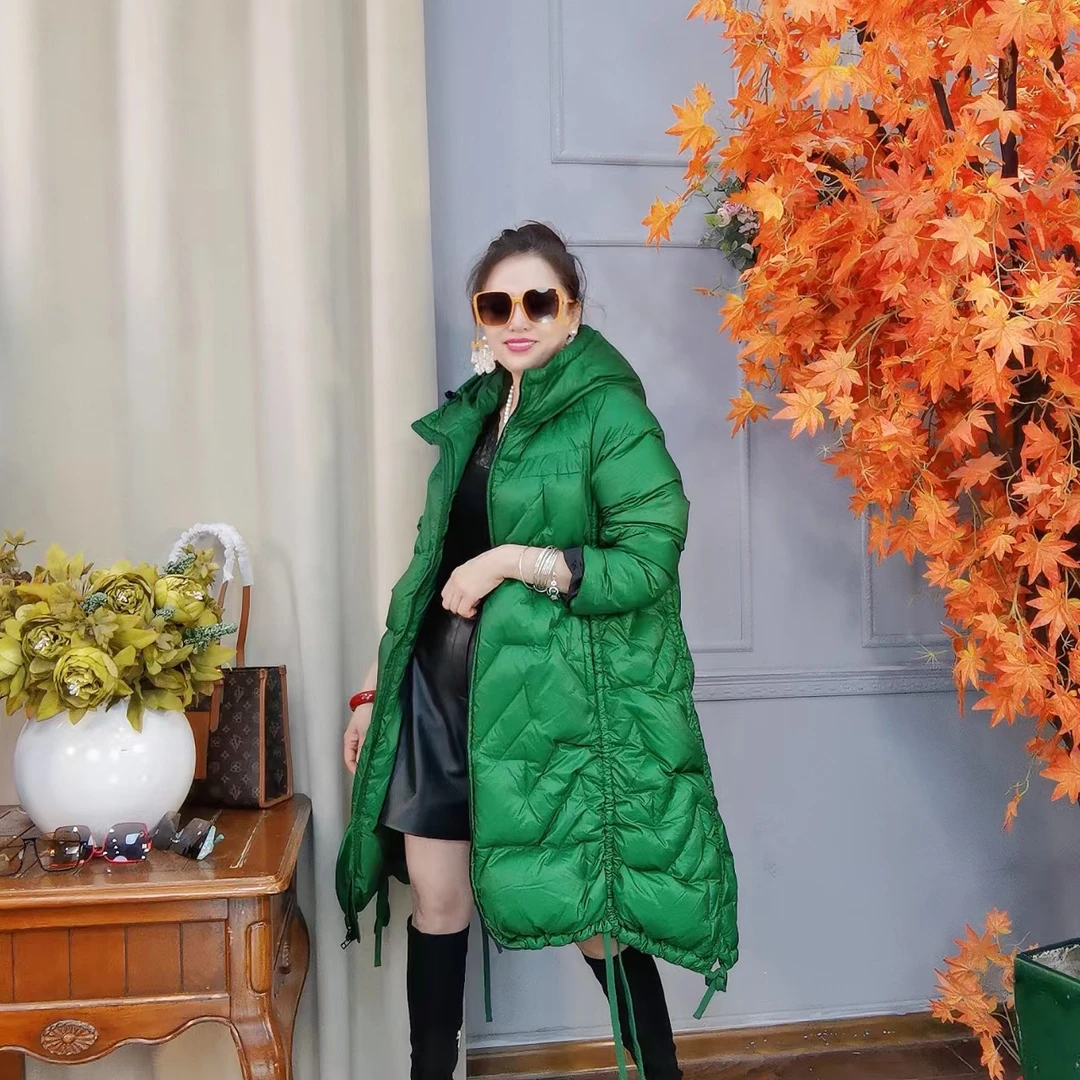 欧货抽绳休闲羽绒服1049