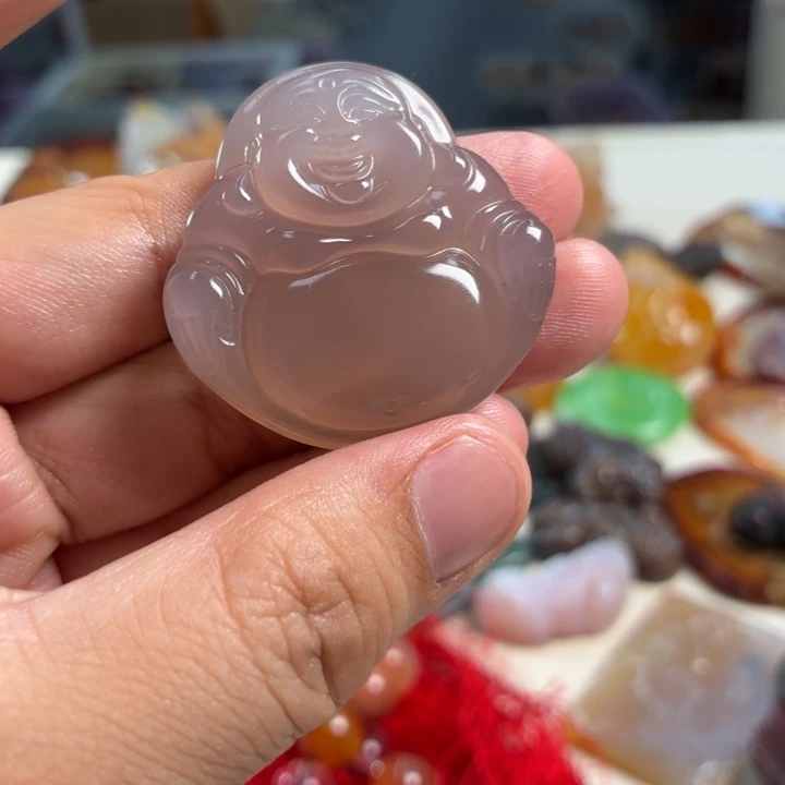 玛瑙/玉髓未镶嵌吊坠(不含链)