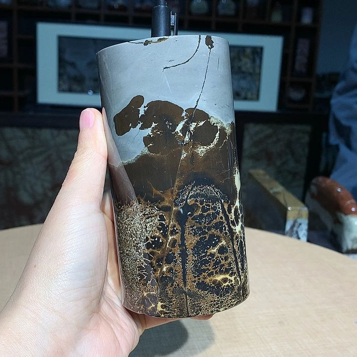 广西国画石摆件，观赏收藏