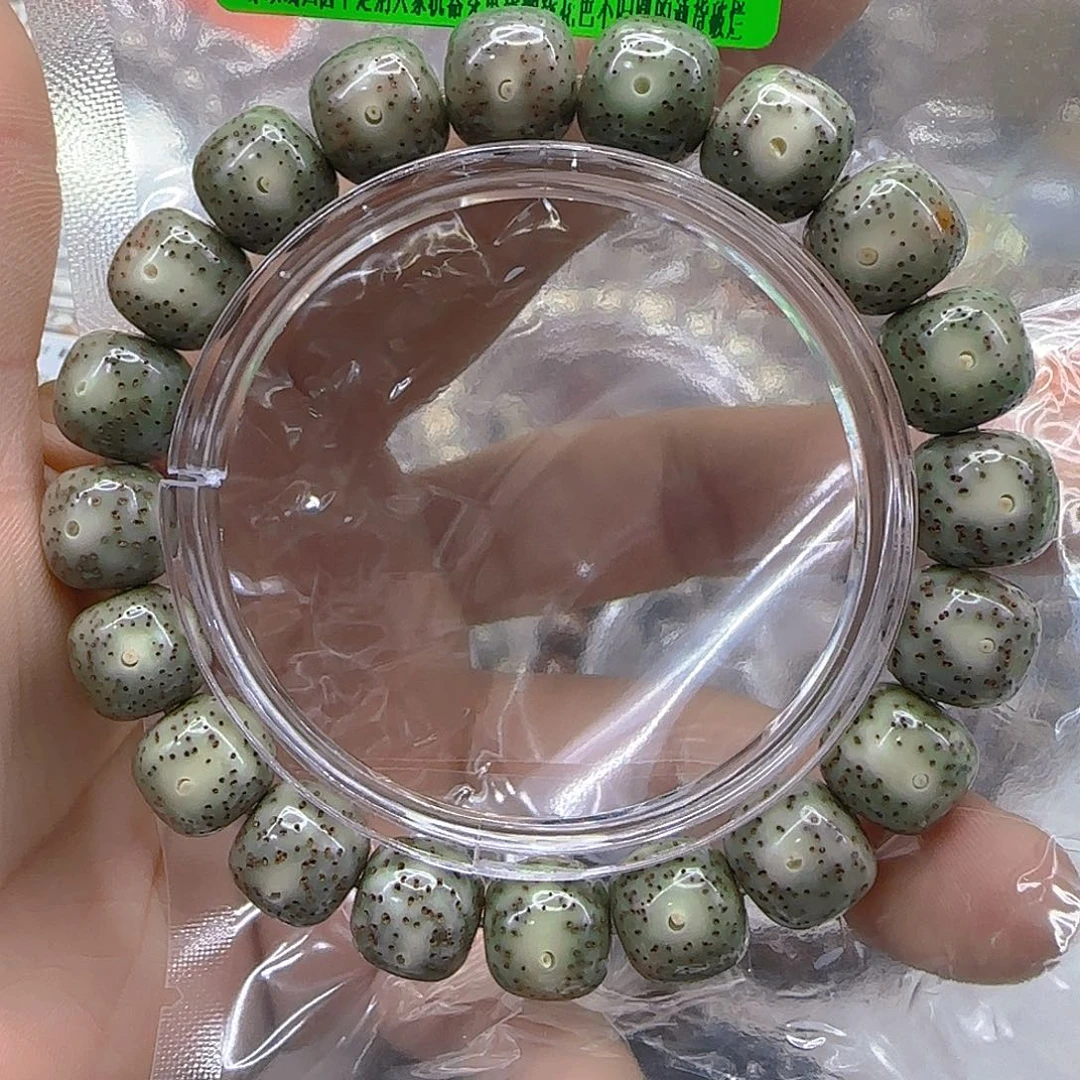 手串星月菩提120传说绿星月菩提12×11单圈