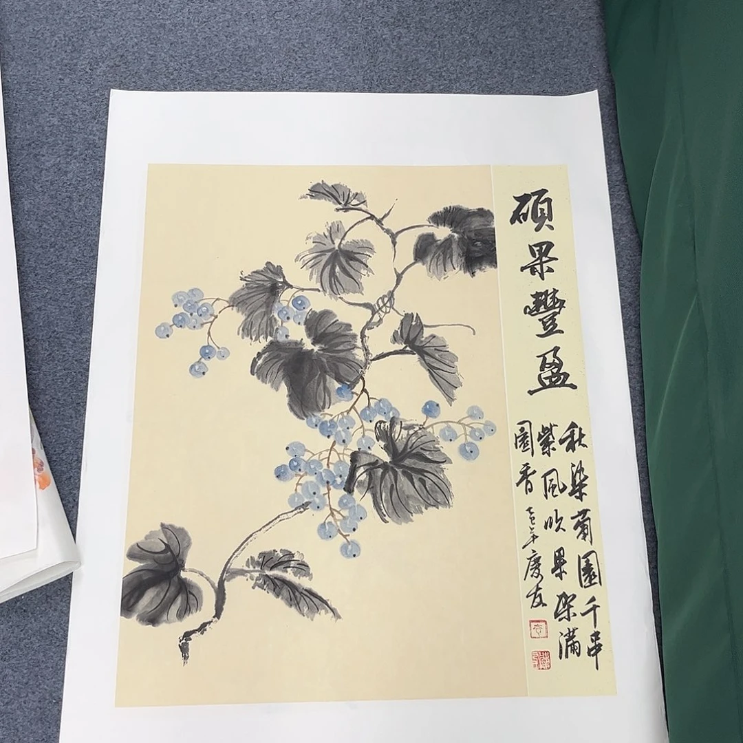 国画宣纸画画纯手绘作品