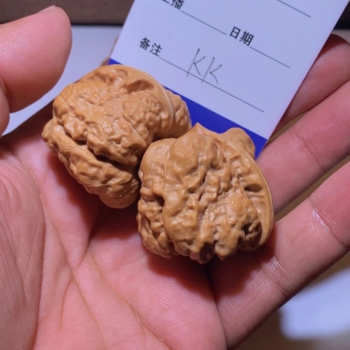 核桃手串/手链K*蛤蟆头一对