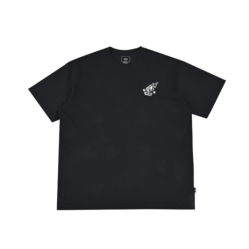 【潮酷一夏】VANS范斯男圆领黑色百搭短袖运动休闲上衣VN000RA7BLK