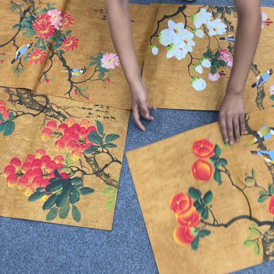 喜***像国画国画绘画作品欣赏