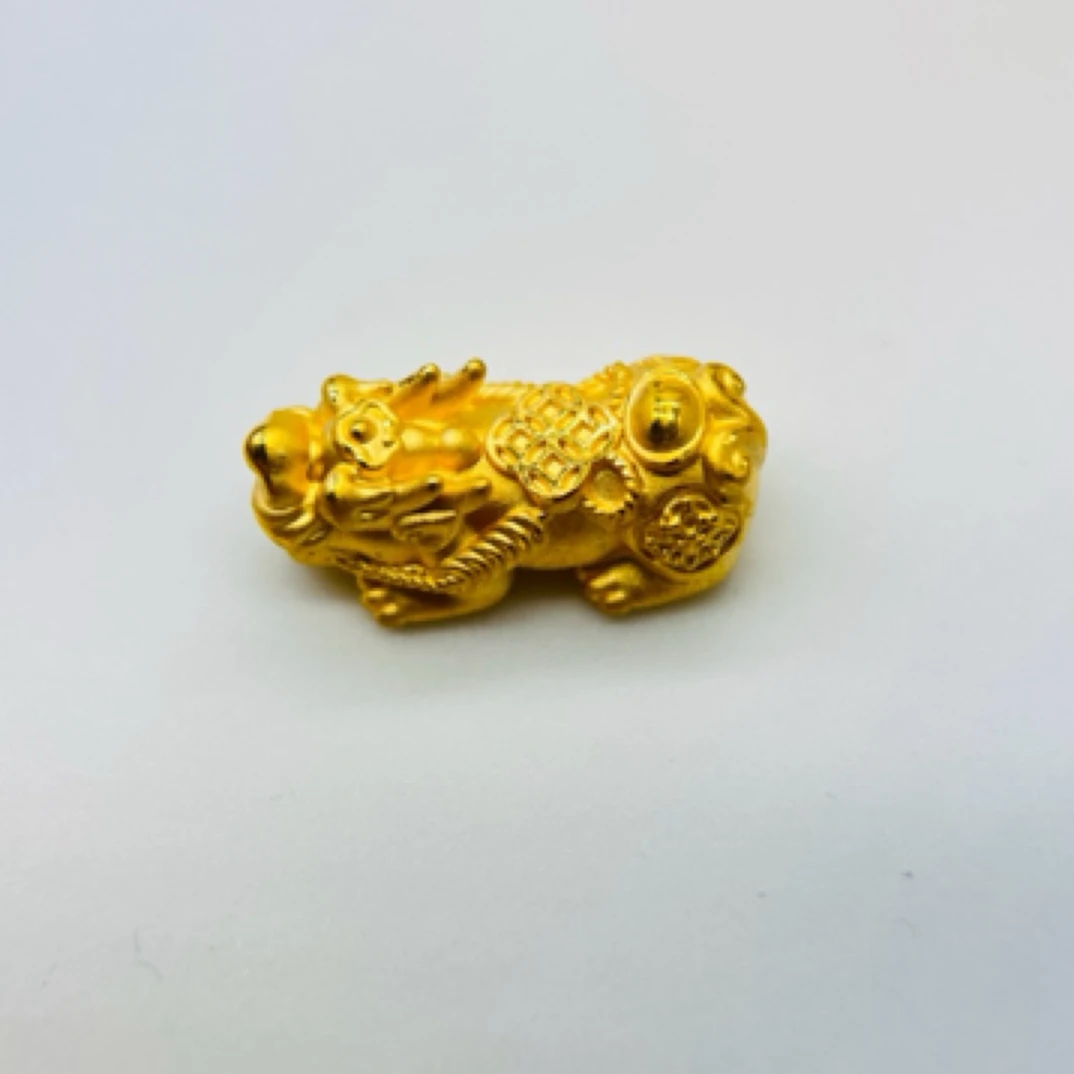 足金饰品/铜钱元宝貔貅转运珠/1.63/1A5B2005/h