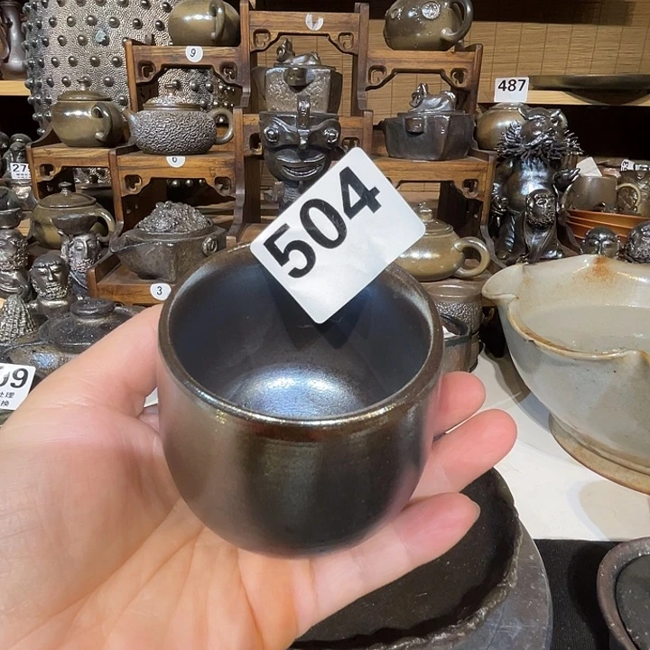 高温柴烧陶泥主人杯