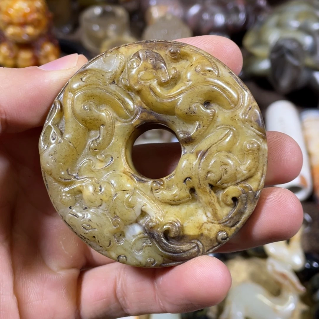 和田玉吊坠(不含链)未镶嵌