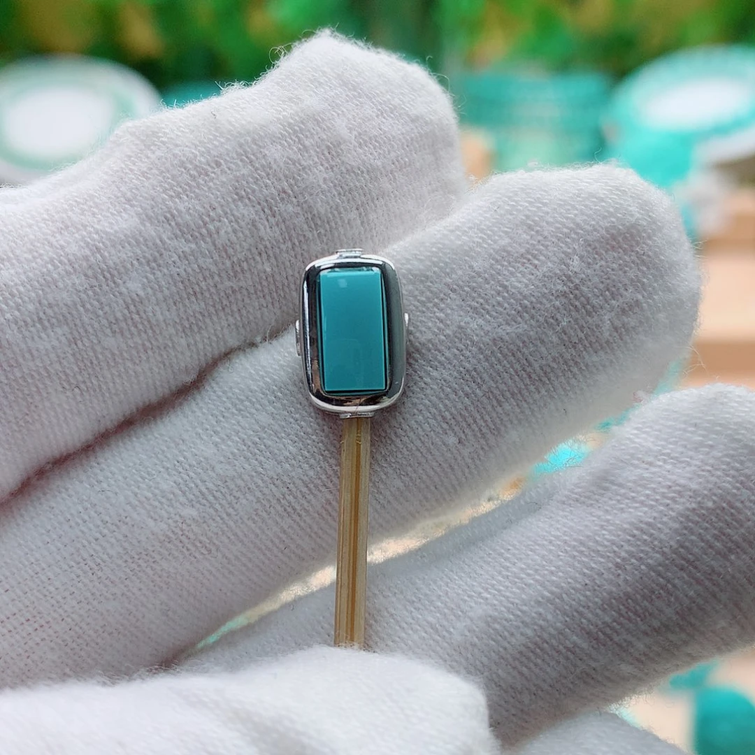 绿松石银S925镶嵌配饰