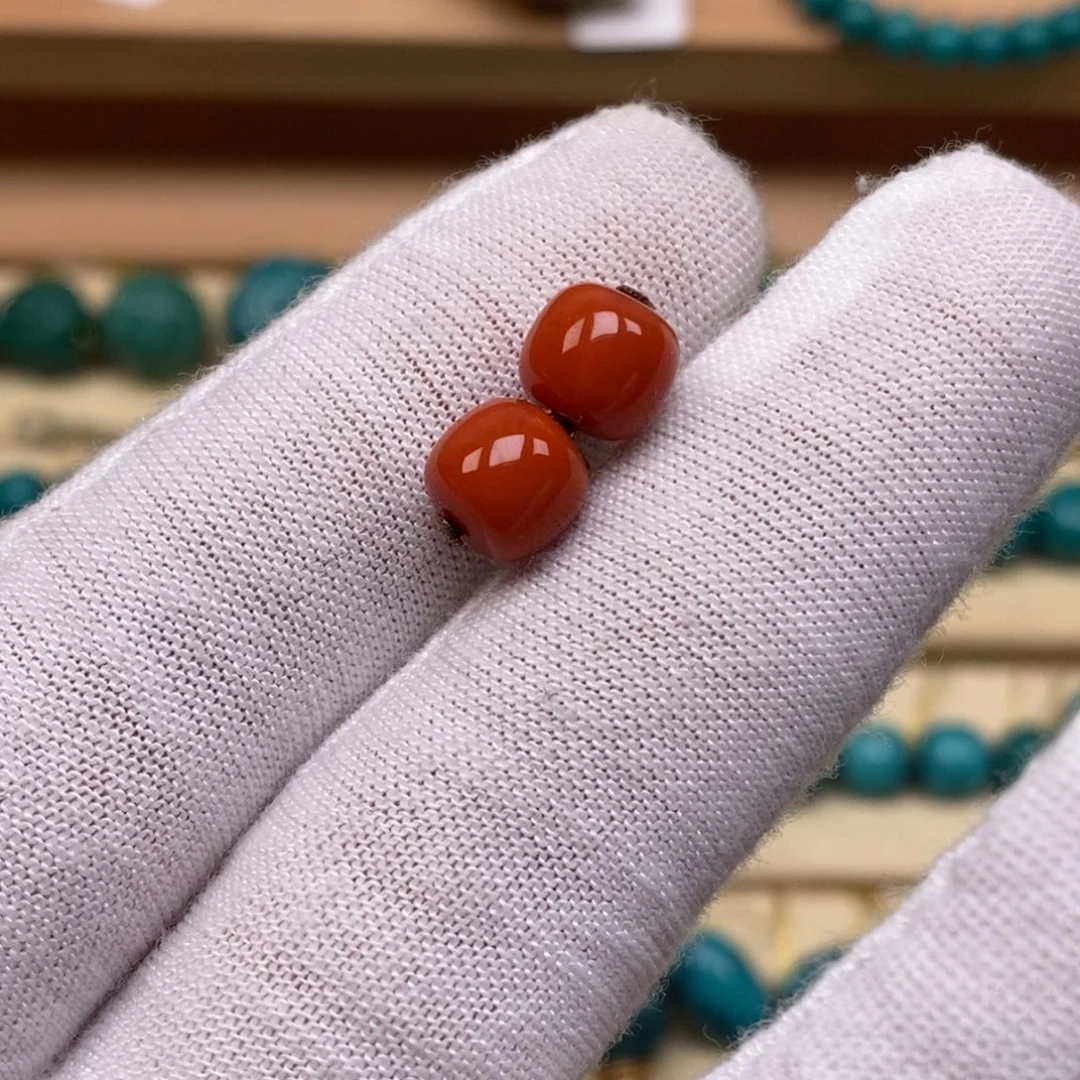 南红玛瑙未镶嵌珠宝奇石122/7.9mm