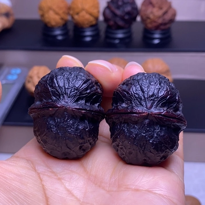 文玩核桃把件玉罗汉地闷29