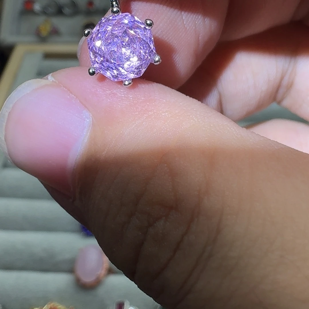 水晶银S925镶嵌戒指