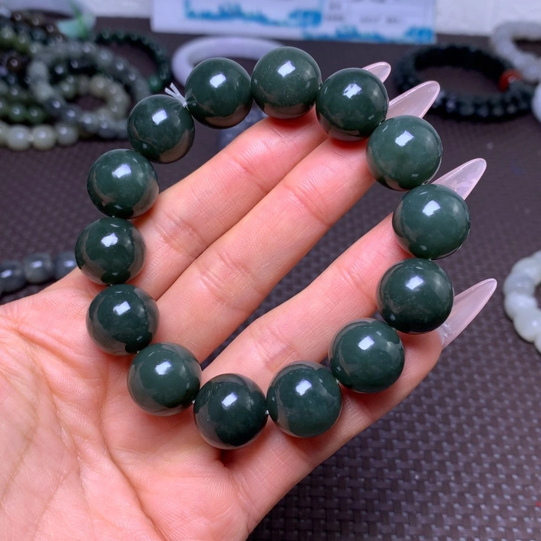 未镶嵌手串和田玉卡16