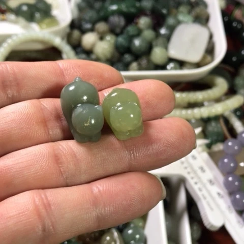 手链未镶嵌和田玉嘻*