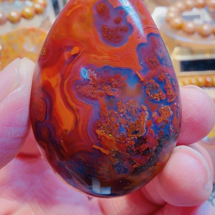 玛瑙/玉髓未镶嵌吊坠(不含链)