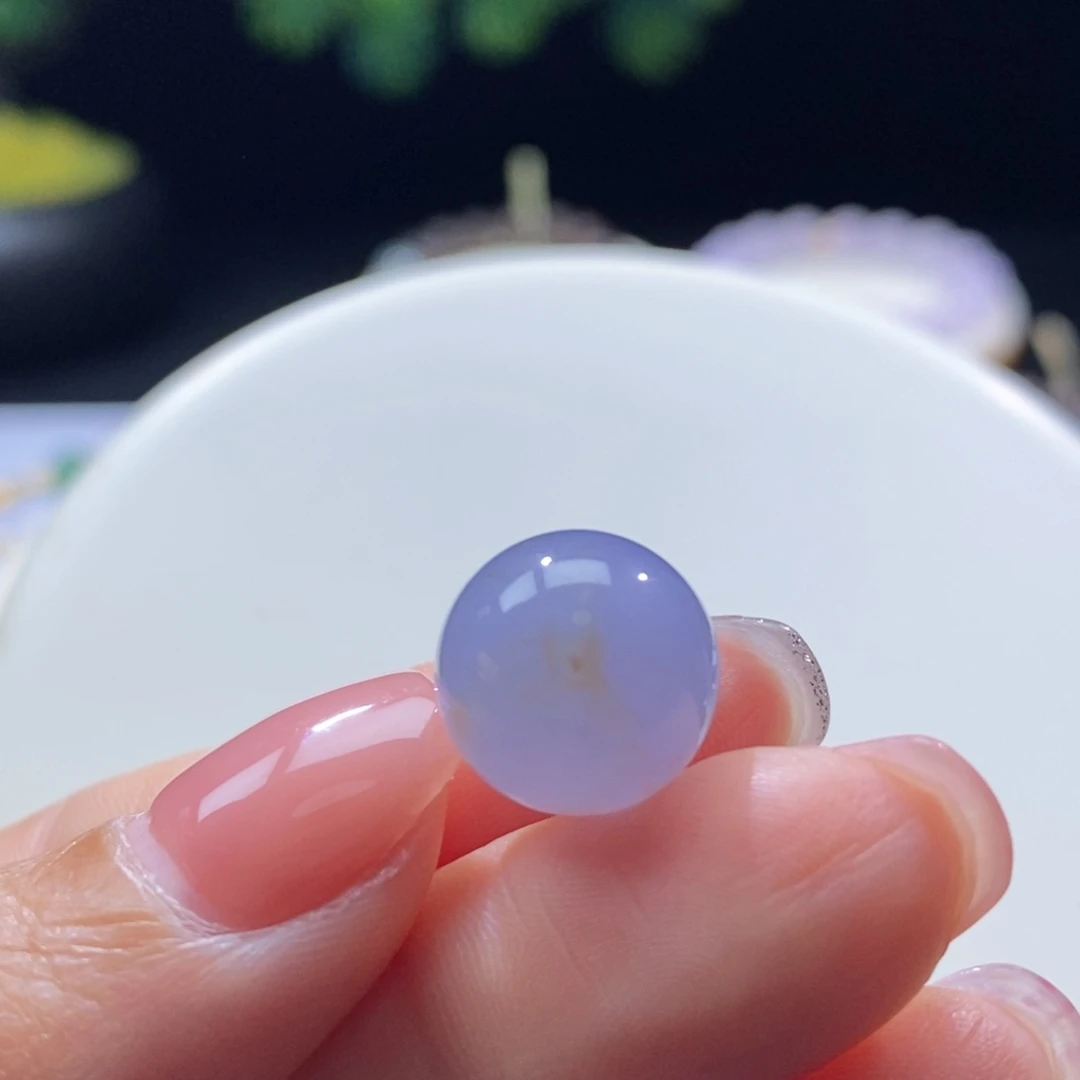 颈饰未镶嵌翡翠紫飘洒金卡13.3mm