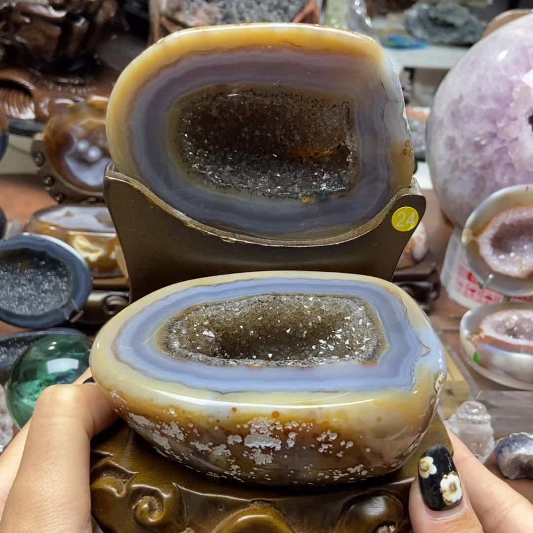 紫晶摆件未镶嵌水晶