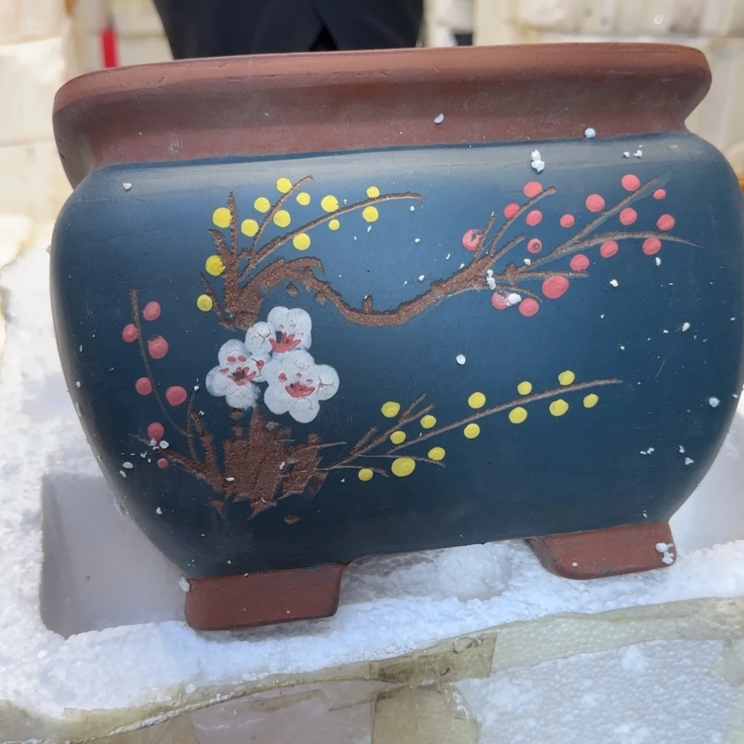 紫砂花盆口径25.19口径