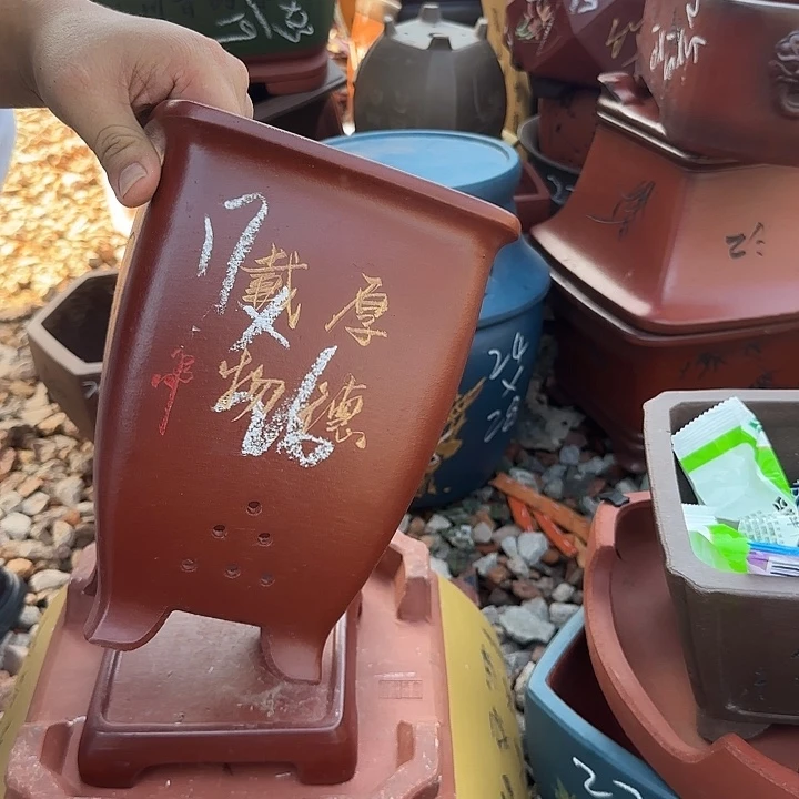 紫砂花盆紫砂花盆盆景盆