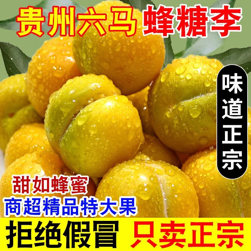 (精品蜂糖李)正宗贵州蜂糖李应季水果高端30/50枚李子脆甜多汁